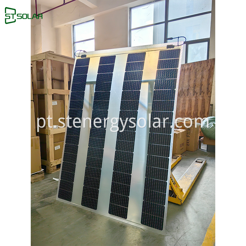 240W transparent flexible solar panel